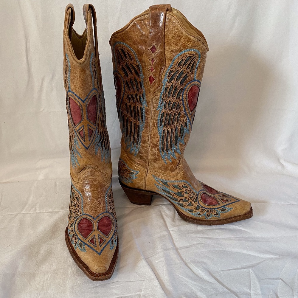 Women's Corral Vintage Cowboy Boots. Size 6.5.